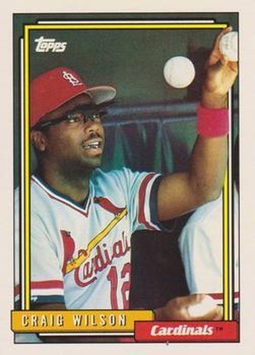#646 Craig Wilson - St. Louis Cardinals - 1992 Topps Baseball