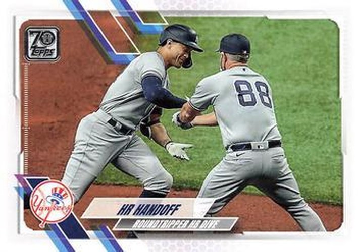 #646 HR Handoff - New York Yankees - 2021 Topps Baseball