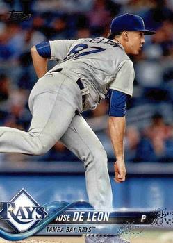 #646 Jose de Leon - Tampa Bay Rays - 2018 Topps Baseball