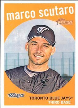 #646 Marco Scutaro - Toronto Blue Jays - 2008 Topps Heritage Baseball