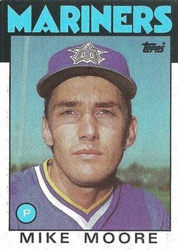 #646 Mike Moore - Seattle Mariners - 1986 Topps Baseball