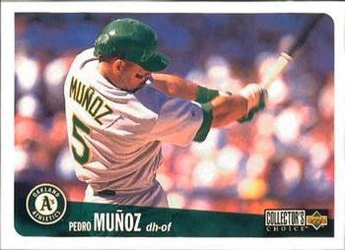 #646 Pedro Munoz - Oakland Athletics - 1996 Collector's Choice Baseball