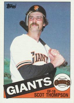 #646 Scot Thompson - San Francisco Giants - 1985 Topps Baseball