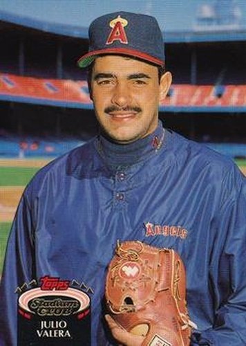 #646 Julio Valera - California Angels - 1992 Stadium Club Baseball