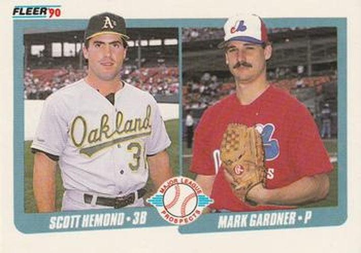 #646 Scott Hemond / Mark Gardner - Oakland Athletics / Montreal Expos - 1990 Fleer USA Baseball