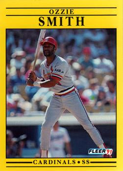 #646 Ozzie Smith - St. Louis Cardinals - 1991 Fleer Baseball