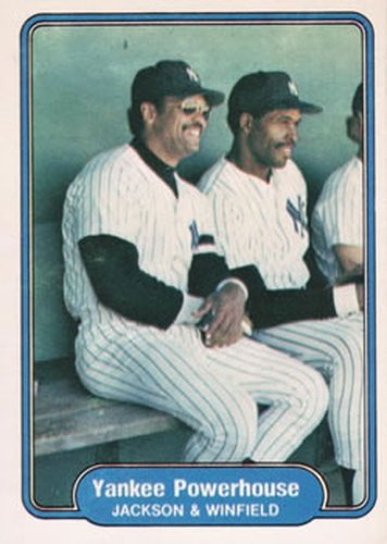 #646 Reggie Jackson / Dave Winfield - New York Yankees - 1982 Fleer Baseball