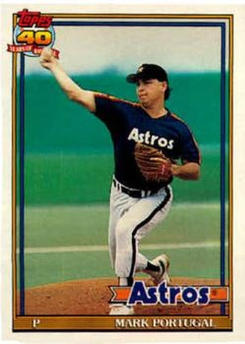 #647 Mark Portugal - Houston Astros - 1991 Topps Baseball
