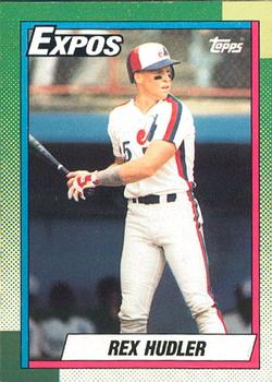 #647 Rex Hudler - Montreal Expos - 1990 O-Pee-Chee Baseball
