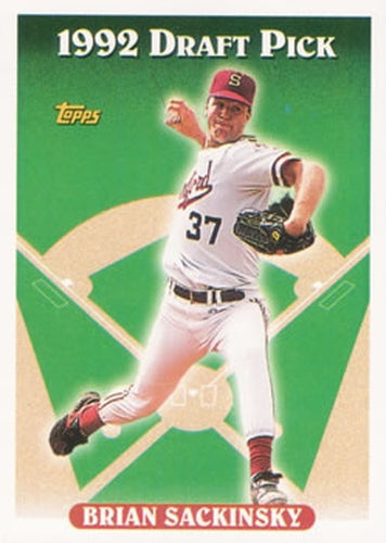 #647 Brian Sackinsky - Baltimore Orioles - 1993 Topps Baseball