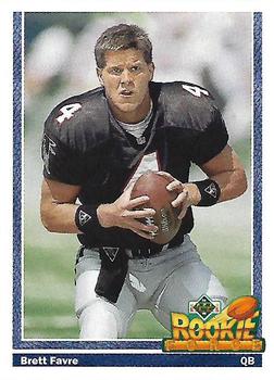 #647 Brett Favre - Atlanta Falcons - 1991 Upper Deck Football