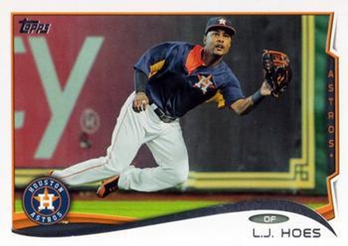 #647 L.J. Hoes - Houston Astros - 2014 Topps Baseball