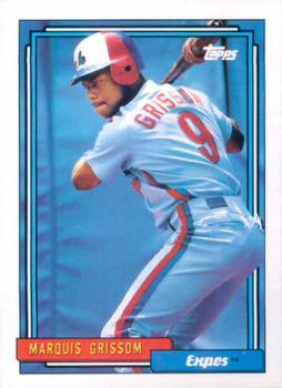 #647 Marquis Grissom - Montreal Expos - 1992 Topps Baseball