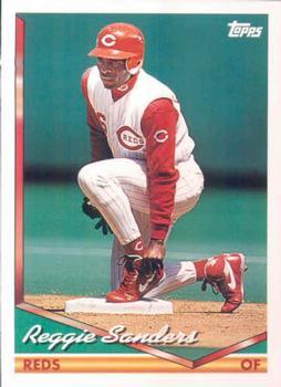 #647 Reggie Sanders - Cincinnati Reds - 1994 Topps Baseball