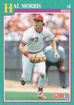 #647 Hal Morris - Cincinnati Reds - 1991 Score Baseball