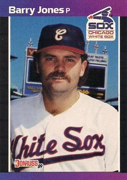 #647 Barry Jones - Chicago White Sox - 1989 Donruss Baseball