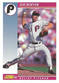 #647 Joe Boever - Philadelphia Phillies - 1992 Score Baseball