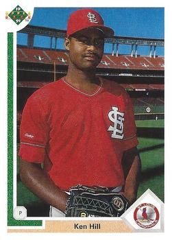 #647 Ken Hill - St. Louis Cardinals - 1991 Upper Deck Baseball