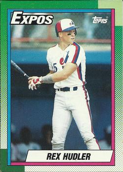 #647 Rex Hudler - Montreal Expos - 1990 Topps Baseball