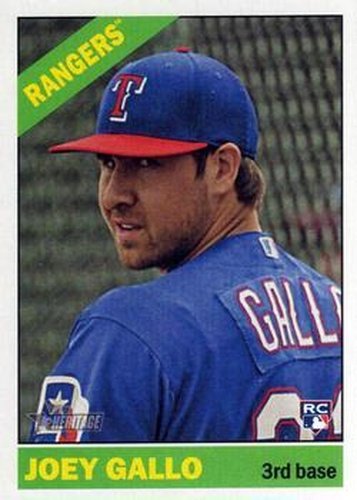 #647a Joey Gallo - Texas Rangers - 2015 Topps Heritage Baseball