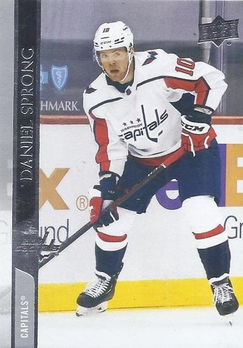 #648 Daniel Sprong - Washington Capitals - 2020-21 Upper Deck Hockey