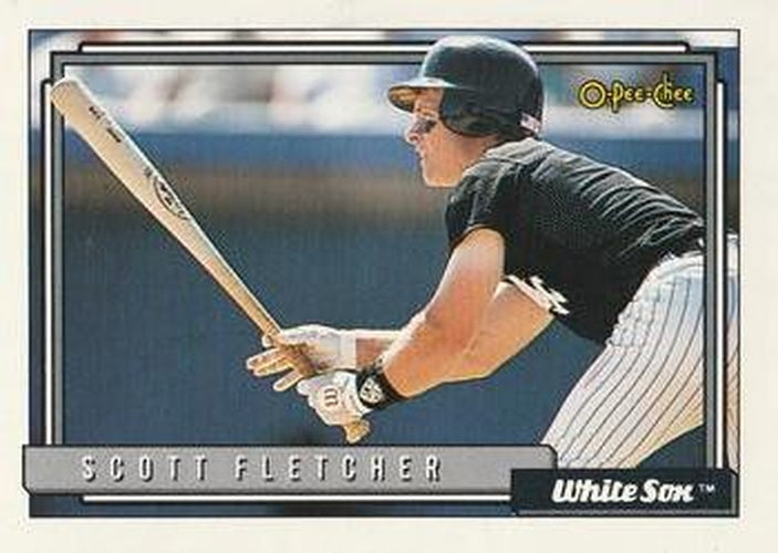 #648 Scott Fletcher - Chicago White Sox - 1992 O-Pee-Chee Baseball