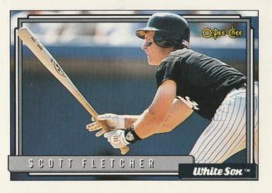 #648 Scott Fletcher - Chicago White Sox - 1992 O-Pee-Chee Baseball