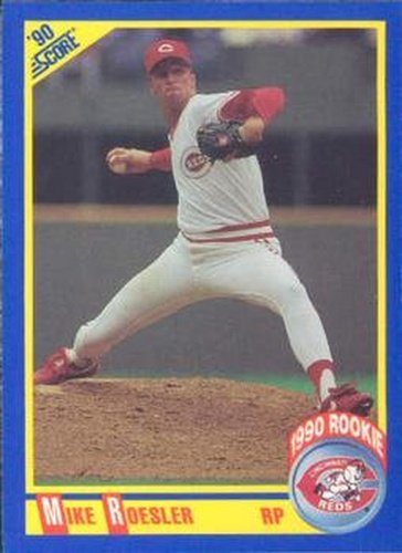 #648 Mike Roesler - Cincinnati Reds - 1990 Score Baseball