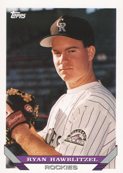 #648 Ryan Hawblitzel - Colorado Rockies - 1993 Topps Baseball