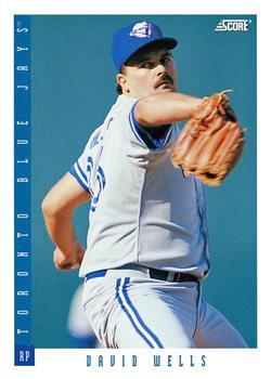 #648 David Wells - Toronto Blue Jays - 1993 Score Baseball