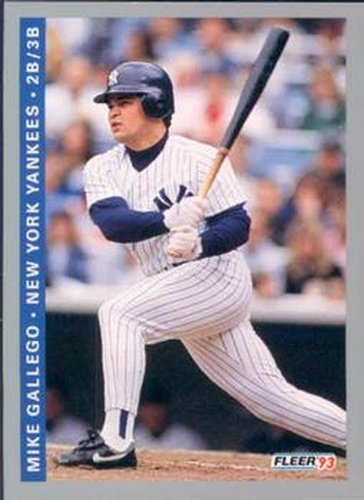 #648 Mike Gallego - New York Yankees - 1993 Fleer Baseball