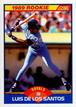 #648 Luis De Los Santos - Kansas City Royals - 1989 Score Baseball