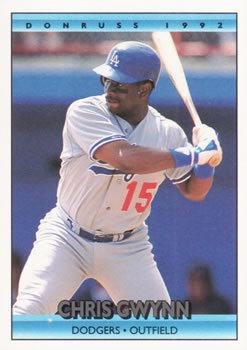 #648 Chris Gwynn - Los Angeles Dodgers - 1992 Donruss Baseball