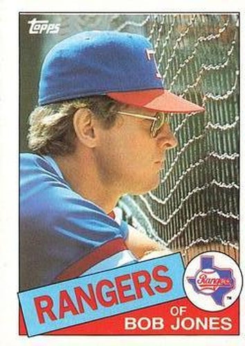 #648 Bob Jones - Texas Rangers - 1985 Topps Baseball