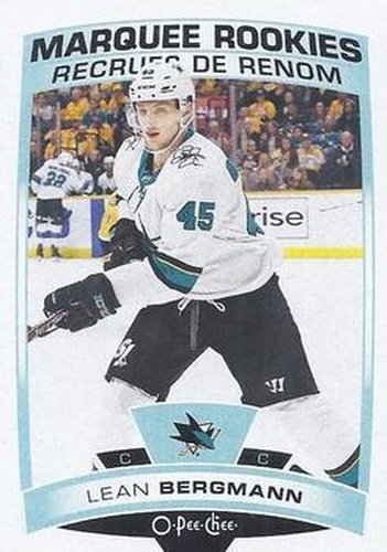 #648 Lean Bergmann - San Jose Sharks - 2019-20 O-Pee-Chee Update Hockey