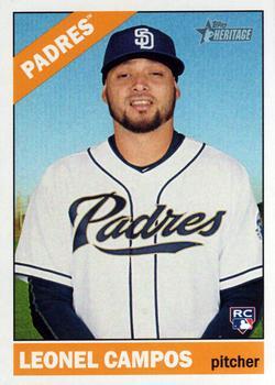 #648 Leonel Campos - San Diego Padres - 2015 Topps Heritage Baseball