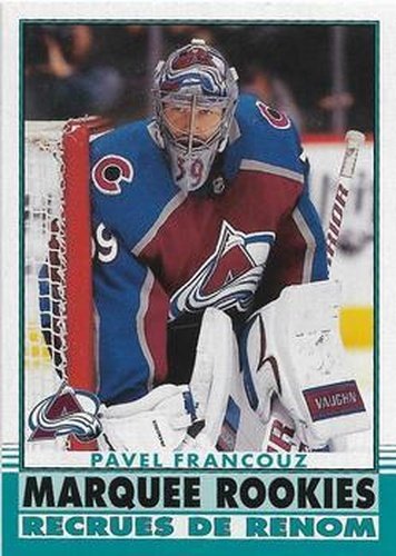 #648 Pavel Francouz - Colorado Avalanche - 2020-21 O-Pee-Chee Update Retro Hockey