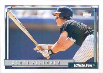 #648 Scott Fletcher - Chicago White Sox - 1992 Topps Baseball