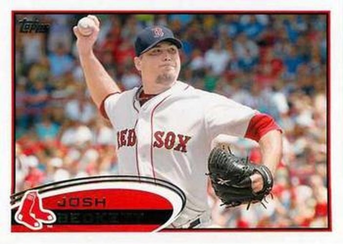 #648 Josh Beckett - Boston Red Sox - 2012 Topps Baseball