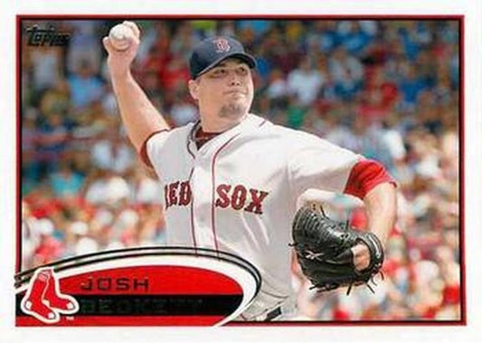 #648 Josh Beckett - Boston Red Sox - 2012 Topps Baseball