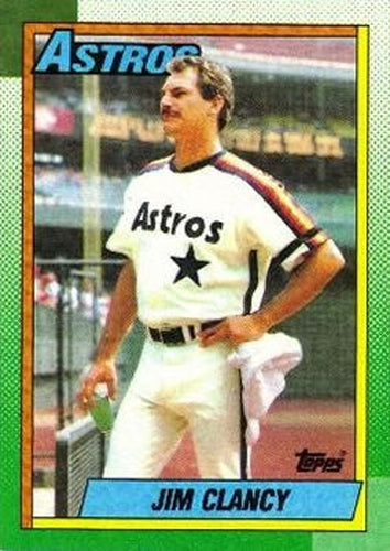 #648 Jim Clancy - Houston Astros - 1990 Topps Baseball