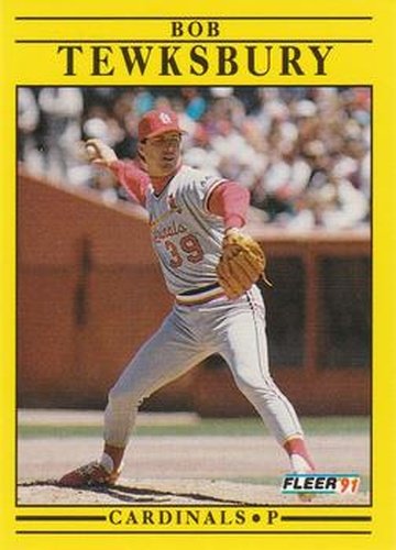 #648 Bob Tewksbury - St. Louis Cardinals - 1991 Fleer Baseball