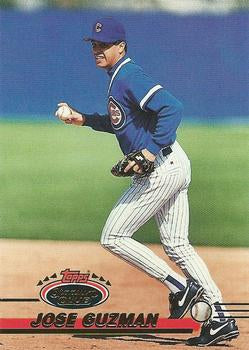 #648 Jose Guzman - Chicago Cubs - 1993 Stadium Club Baseball