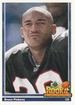 #649 Bruce Pickens - Atlanta Falcons - 1991 Upper Deck Football