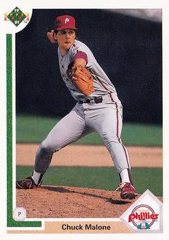 #649 Chuck Malone - Philadelphia Phillies - 1991 Upper Deck Baseball