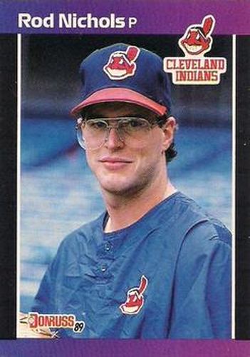 #649 Rod Nichols - Cleveland Indians - 1989 Donruss Baseball