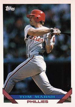 #649 Tom Marsh - Philadelphia Phillies - 1993 Topps Baseball