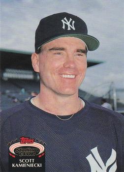 #649 Scott Kamieniecki - New York Yankees - 1992 Stadium Club Baseball