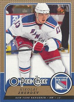 #649 Nikolai Zherdev - New York Rangers - 2008-09 O-Pee-Chee Hockey