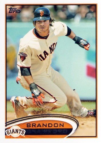 #649 Brandon Crawford - San Francisco Giants - 2012 Topps Baseball
